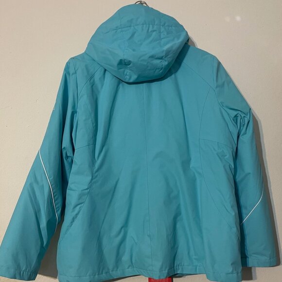 ZeroXposure Woman Hoodie Jacket w Removable Double Lining , Starlight (Blue) XXL - Picture 3 of 3